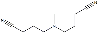 4,4'-(Methylimino)bis(butyronitrile) 结构式