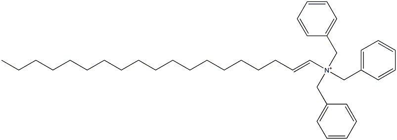 (1-Nonadecenyl)tribenzylaminium 结构式