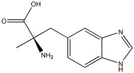 (R)-3-(1H-Benzimidazol-5-yl)-2-methyl-2-aminopropanoic acid 结构式