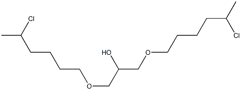 1,3-Bis(5-chlorohexyloxy)-2-propanol 结构式