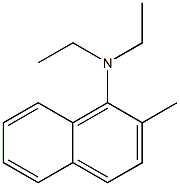 N,N-Diethyl-2-methylnaphthalen-1-amine 结构式