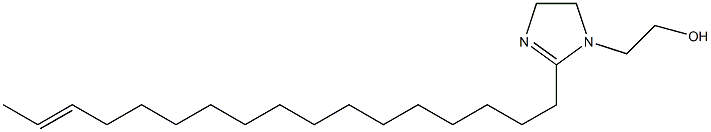 2-(15-Heptadecenyl)-2-imidazoline-1-ethanol 结构式