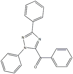 5-(Benzoyl)-1,3-diphenyl-1H-1,2,4-triazole 结构式