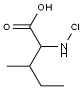 2-Chloroamino-3-methylvaleric acid 结构式