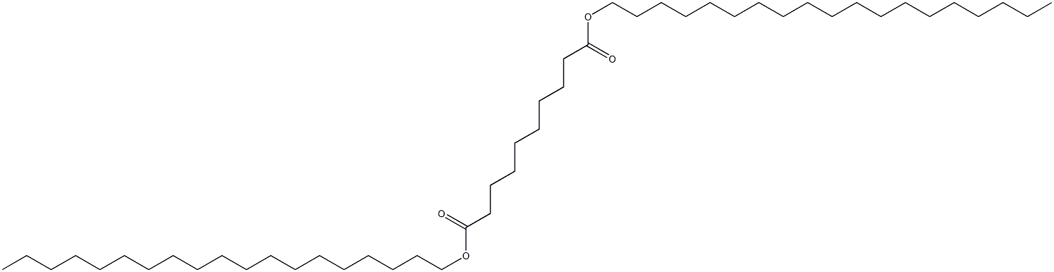 Sebacic acid dinonadecyl ester 结构式