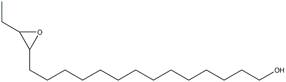 15,16-Epoxy-1-octadecanol 结构式