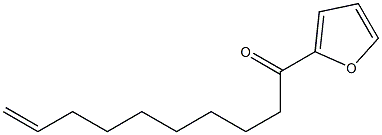 1-(Furan-2-yl)-9-decen-1-one 结构式