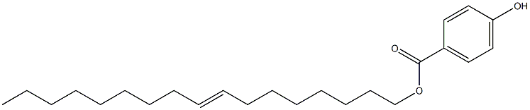 4-Hydroxybenzoic acid 8-heptadecenyl ester 结构式