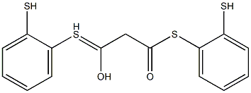 Methanedicarbothioic acid S,S'-bis(2-mercaptophenyl) ester 结构式