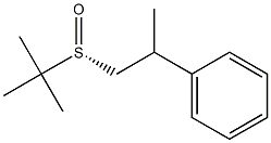 tert-Butyl[(R)-2-phenylpropyl] sulfoxide 结构式