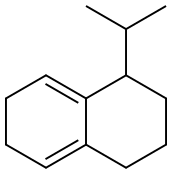 1,2,3,4,6,7-Hexahydro-1-isopropylnaphthalene 结构式