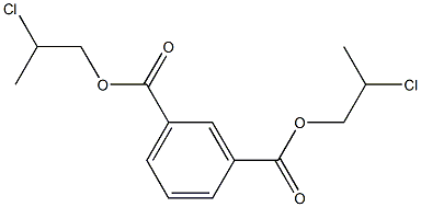 1,3-Benzenedicarboxylic acid bis(2-chloropropyl) ester 结构式