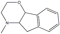 2,3,4,4a,5,9b-Hexahydro-4-methylindeno[1,2-b]-1,4-oxazine 结构式