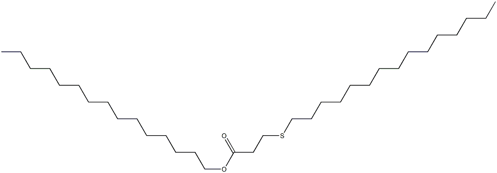 3-(Pentadecylthio)propionic acid pentadecyl ester 结构式