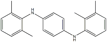 N-(2,3-Dimethylphenyl)-N'-(2,6-dimethylphenyl)-p-phenylenediamine 结构式