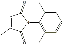 2,5-Dihydro-1-(2,6-dimethylphenyl)-3-methyl-1H-pyrrole-2,5-dione 结构式