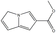 3H-Pyrrolizine-6-carboxylic acid methyl ester 结构式