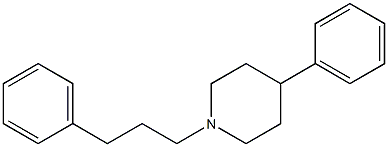 4-Phenyl-1-(3-phenylpropyl)piperidine 结构式