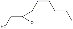 3-Pentyl-2-oxiranemethanol 结构式