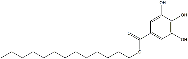 3,4,5-Trihydroxybenzoic acid tridecyl ester 结构式