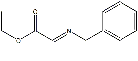 2-(Benzylimino)propionic acid ethyl ester 结构式