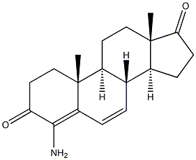 4-Aminoandrosta-4,6-diene-3,17-dione 结构式