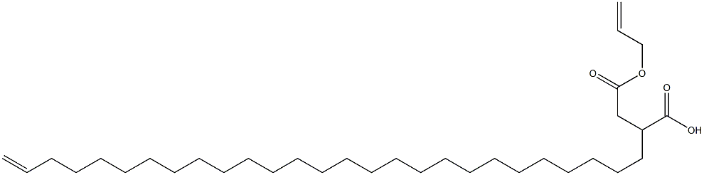 2-(26-Heptacosenyl)succinic acid 1-hydrogen 4-allyl ester 结构式