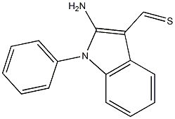 1-Phenyl-2-amino-1H-indole-3-carbothialdehyde 结构式