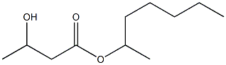 3-Hydroxybutyric acid 1-methylhexyl ester 结构式