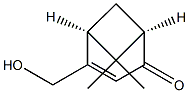 (1S,5R)-2-(Hydroxymethyl)-7,7-dimethylbicyclo[3.1.1]hept-2-en-4-one 结构式