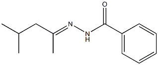 N'-(1,3-Dimethylbutylidene)benzohydrazide 结构式