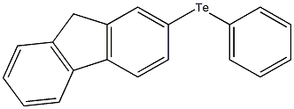 2-(Phenyltelluro)-9H-fluorene 结构式