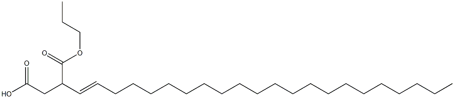3-(1-Docosenyl)succinic acid 1-hydrogen 4-propyl ester 结构式