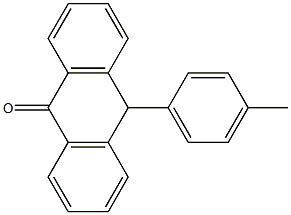 10-(4-Methylphenyl)anthrone 结构式