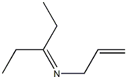 N-(1-Ethylpropylidene)-2-propen-1-amine 结构式