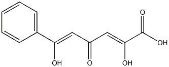 (2Z,5Z)-2,6-Dihydroxy-4-oxo-6-phenyl-2,5-hexadienoic acid 结构式