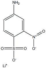 4-Amino-2-nitrobenzenesulfonic acid lithium salt 结构式