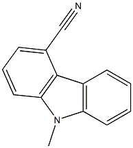 9-Methyl-9H-carbazole-4-carbonitrile 结构式