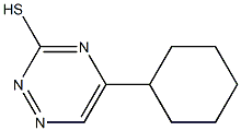 5-Cyclohexyl-1,2,4-triazine-3-thiol 结构式