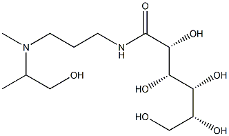 N-[3-[Dimethyl(2-hydroxyethyl)aminio]propyl]-D-gluconamide 结构式