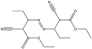 3,3'-Azobis(2-cyanovaleric acid)diethyl ester 结构式