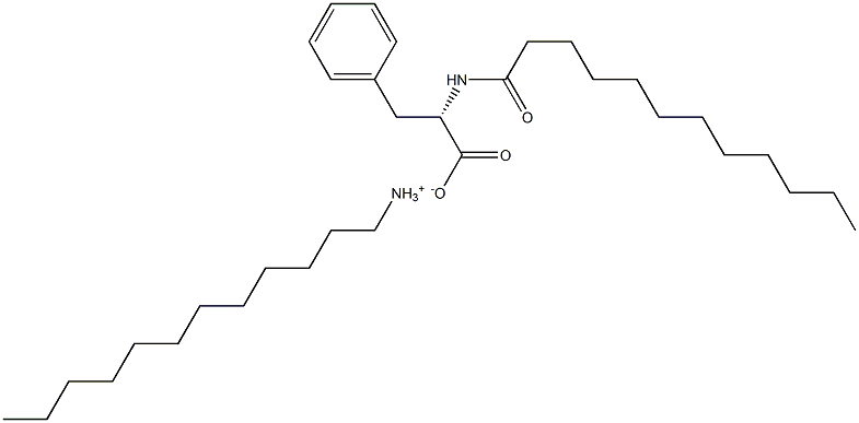 Lauroylphenylalanine laurylamine salt 结构式