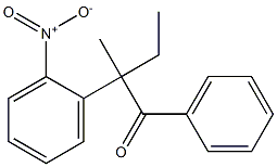 1-Nitro-2-(1-benzoyl-1-methylpropyl)benzene 结构式