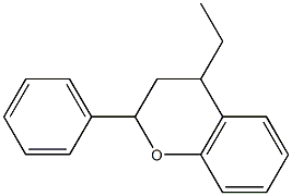 2-Phenyl-4-ethylchroman 结构式