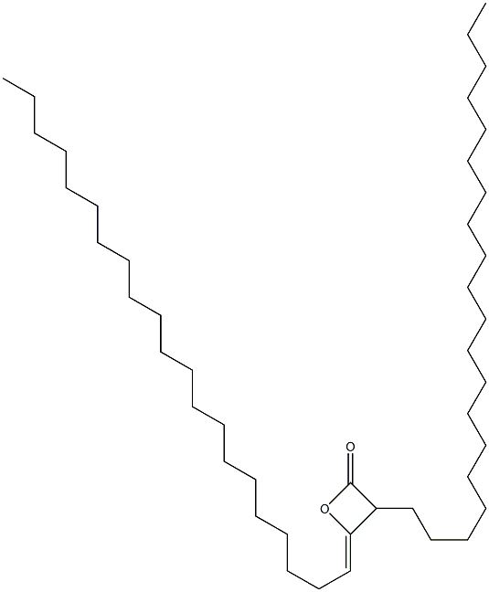 3-Icosyl-4-(henicosan-1-ylidene)oxetan-2-one 结构式