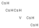 Vanadium pentacesium 结构式