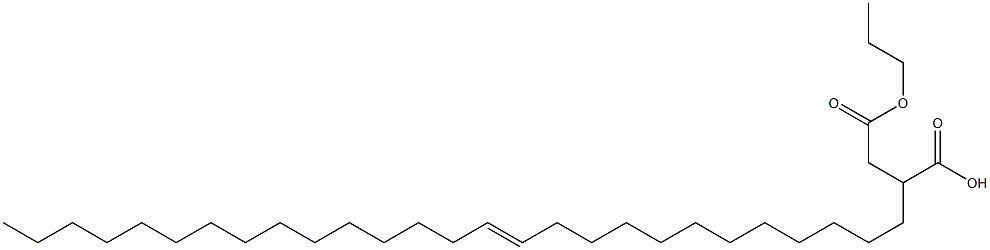 2-(12-Heptacosenyl)succinic acid 1-hydrogen 4-propyl ester 结构式