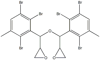 2,3,6-Tribromo-5-methylphenylglycidyl ether 结构式
