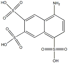 4-Amino-1,6,7-naphthalenetrisulfonic acid 结构式