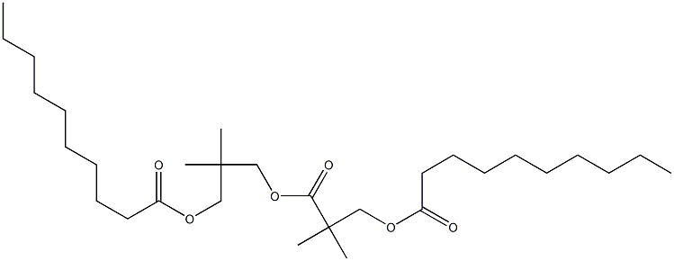 3-Decanoyloxy-2,2-dimethylpropionic acid 3-decanoyloxy-2,2-dimethylpropyl ester 结构式